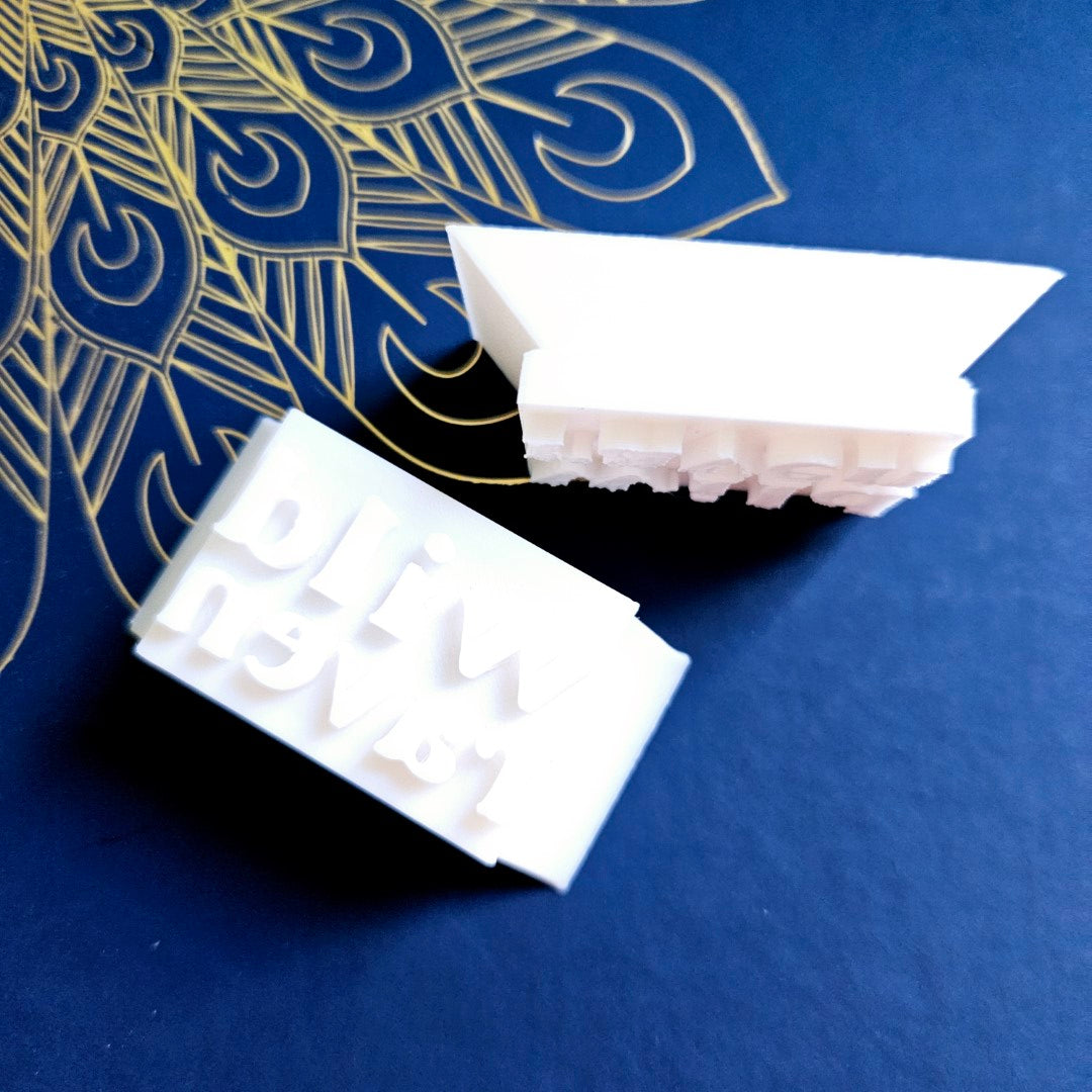 Customised 3D Printed Soap Stamp