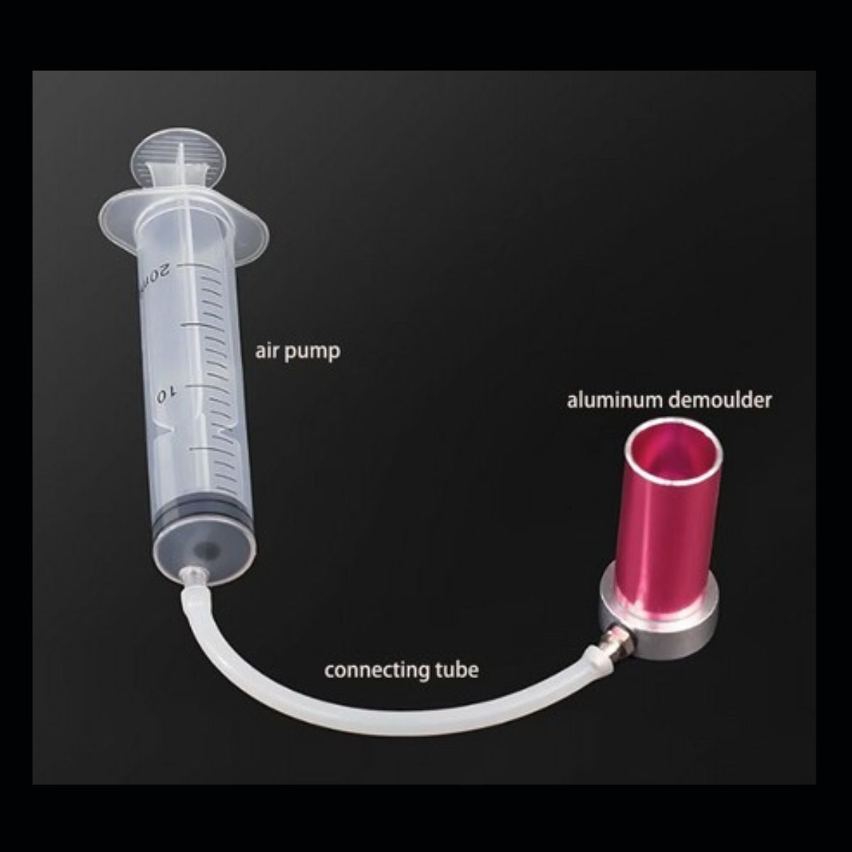 Manual Vacuum Lipstick Demoulding Tool – Air Suction Silicone Mold Stripper