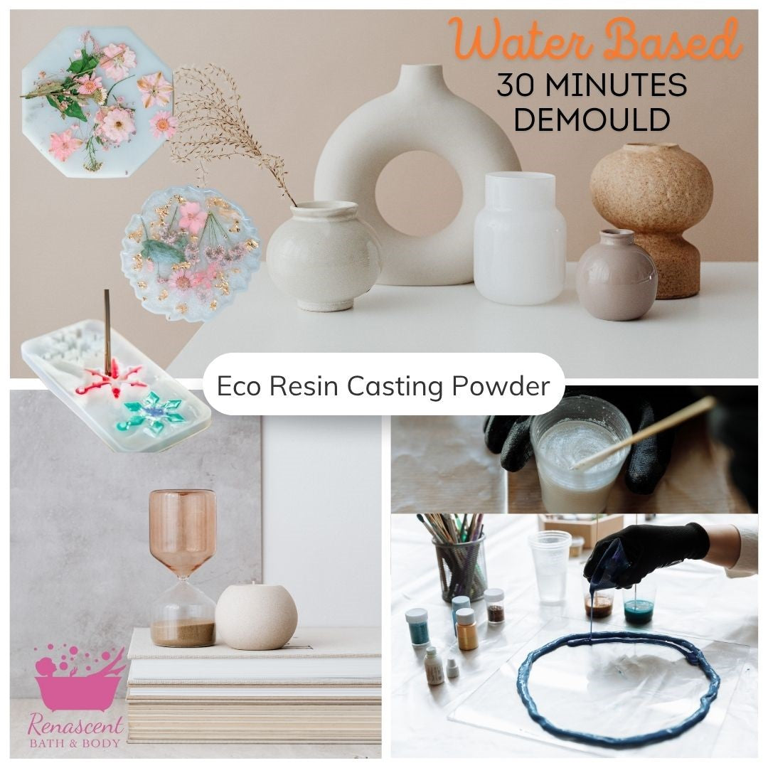 Eco Resin Casting Powder Blend with Water Demould in 30 minutes