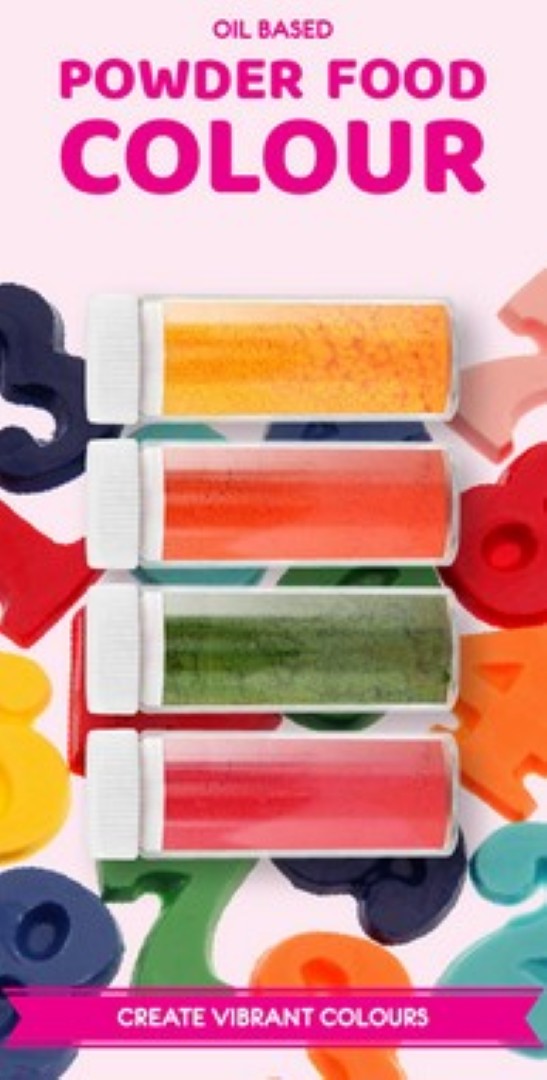 Edible Food Dye Powders x 4