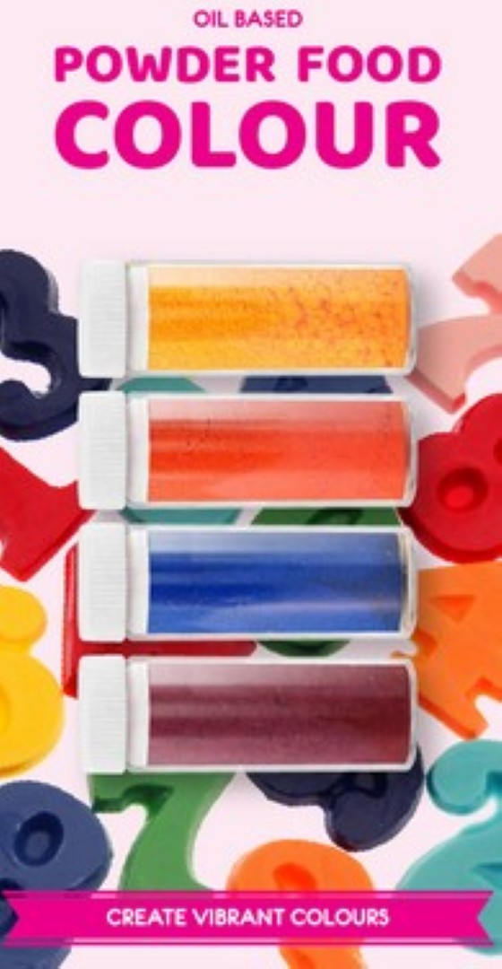 Edible Food Dye Powders x 4