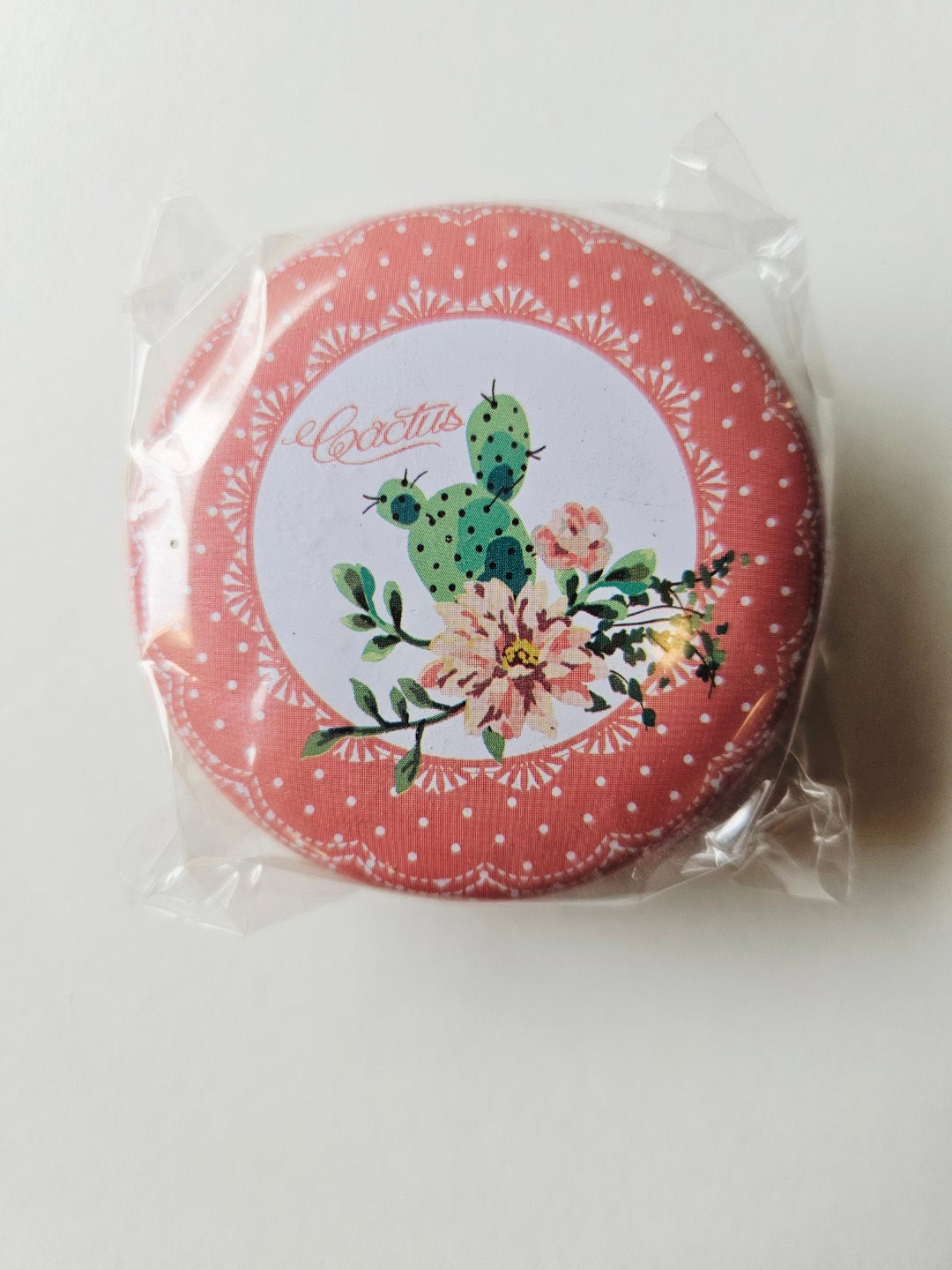 Floral Tin Lipstick / Lip Balm / shaving soap Pots