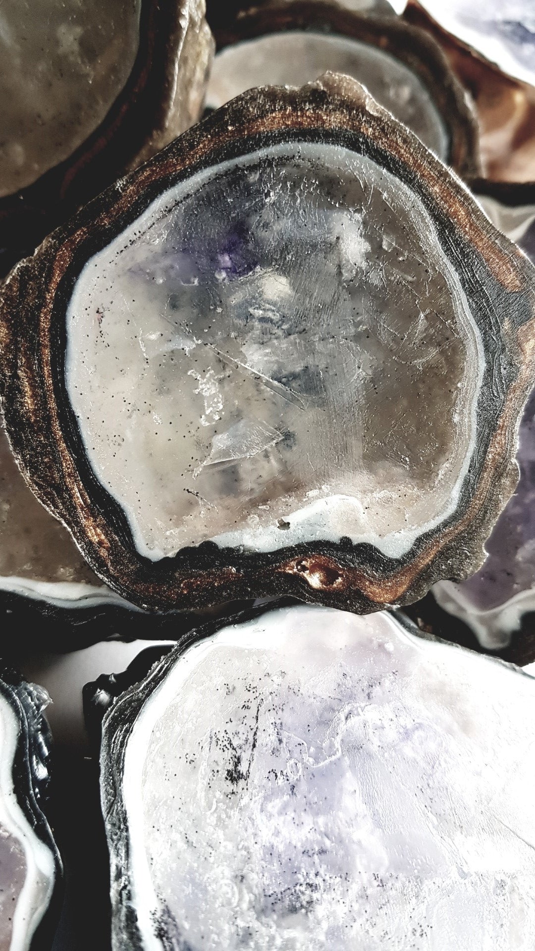 Geode Agate Crystal Specimen Soap Bar Large Size bar (WS available) Gift Boxed + Stand