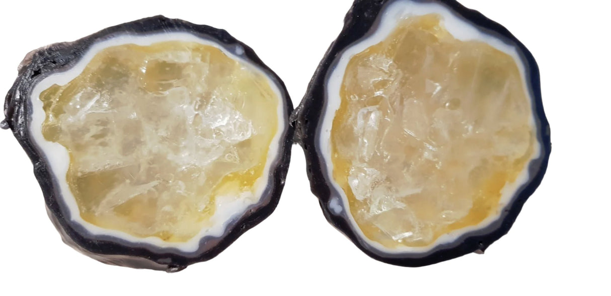 Geode Citrine Crystal Gem Specimen Soap Bar (WS Available) Gift Boxed + Stage