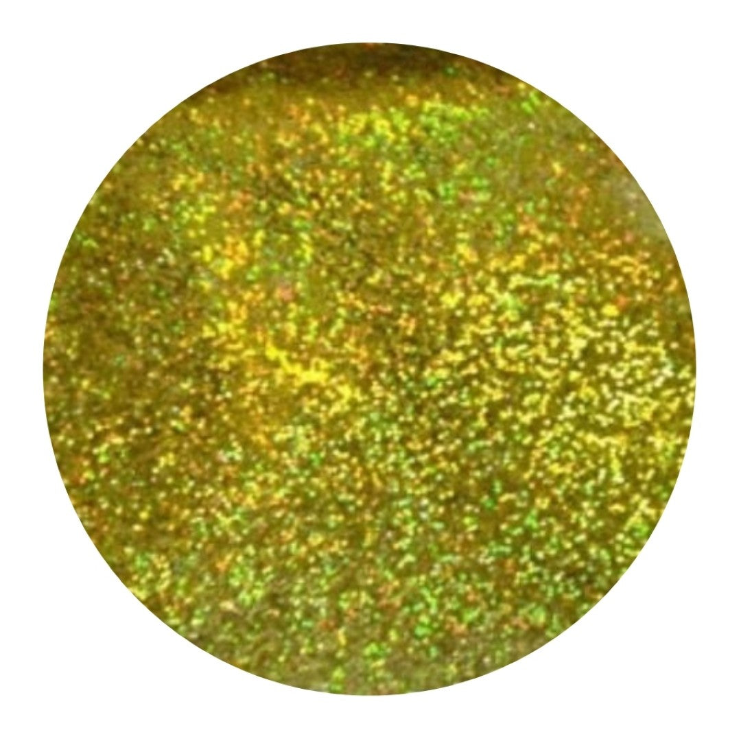 GOLD HOLOGRAPHIC Cosmetic Grade Glitter Powder Superfine Extra Fine Soap Candle Nail Art