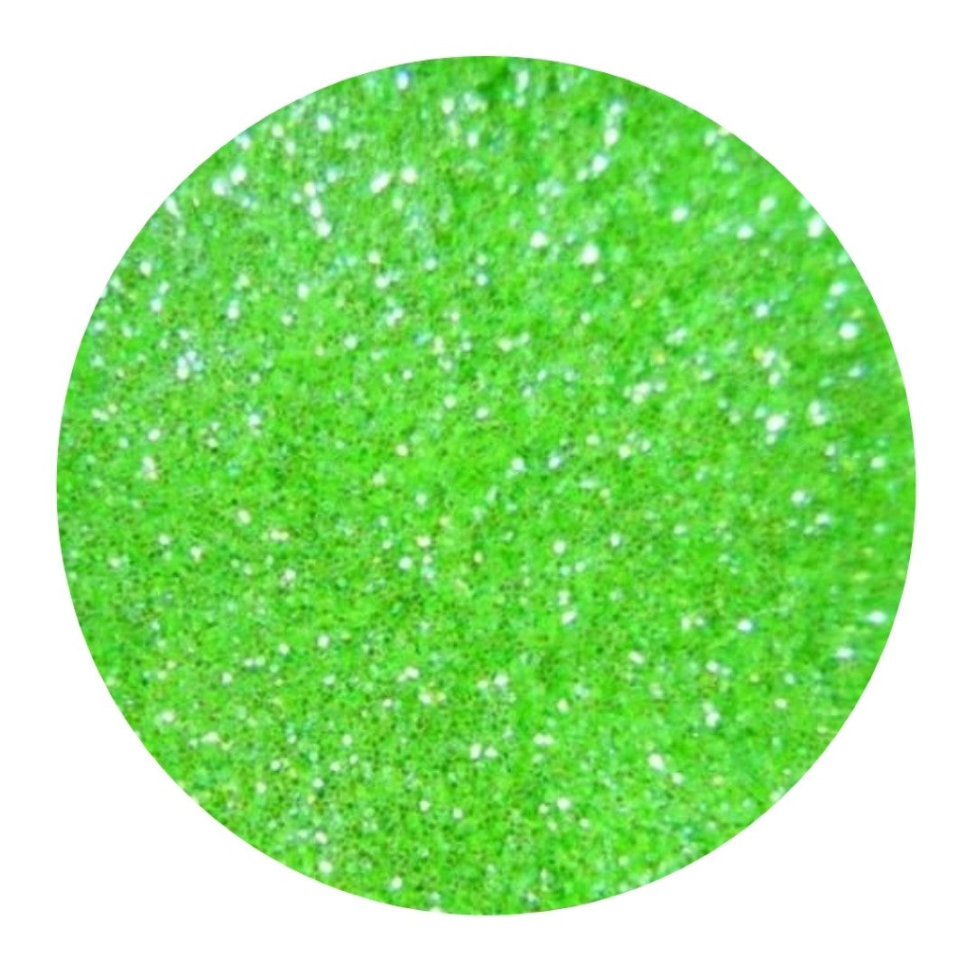 GREEN NEON Cosmetic Grade Glitter Powder Superfine Extra Fine Soap Candle Nail Art