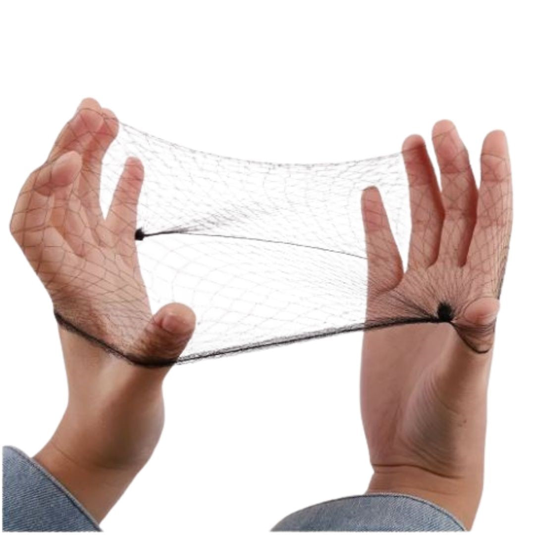 Fine Brown Hair Nets x 50