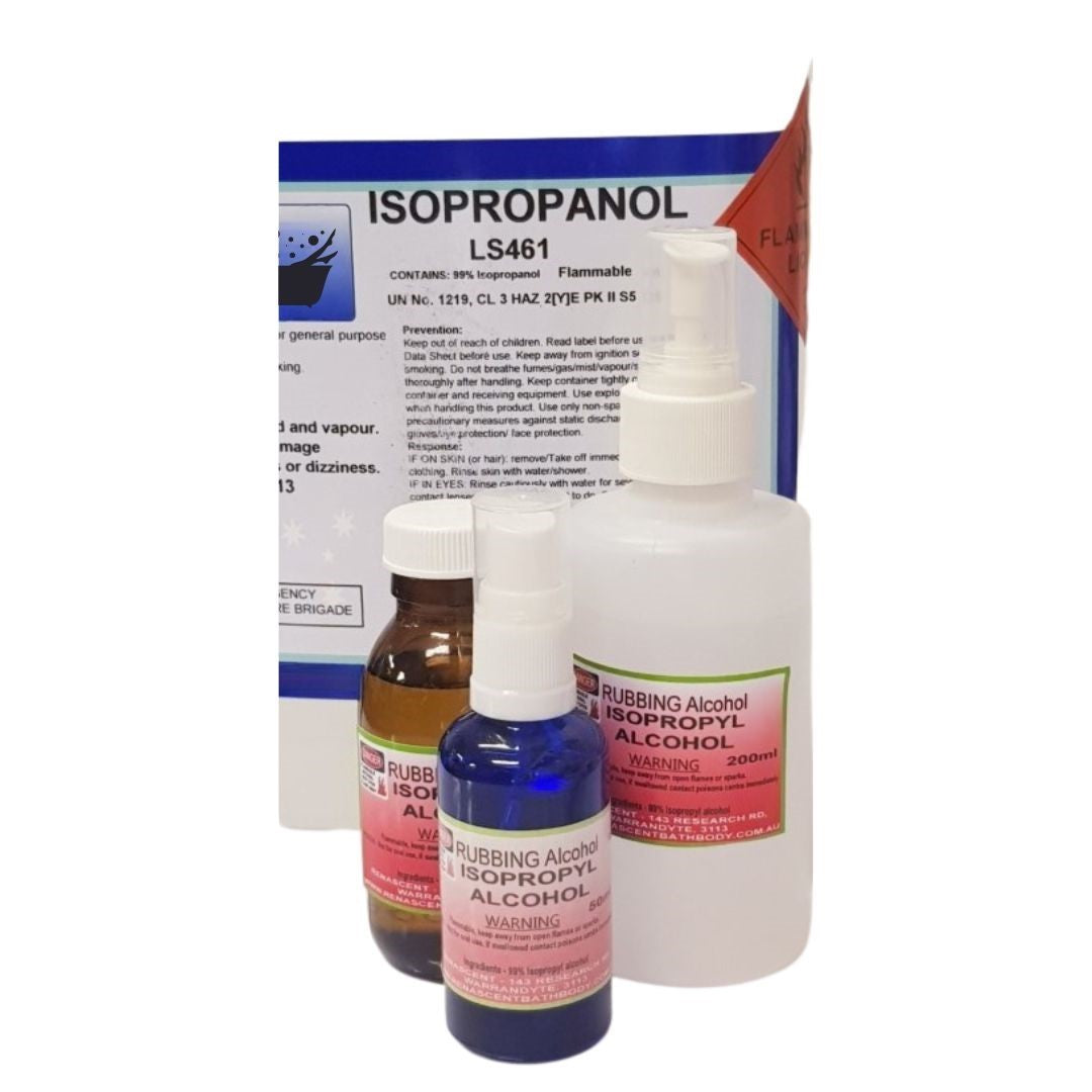 Isopropyl Alcohol 99.9% or 70% Proof Soap Making Hand Sanitiser Cleaning Solvent