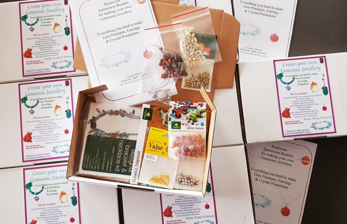 Jewellery Making Kit - Gems Crystals
