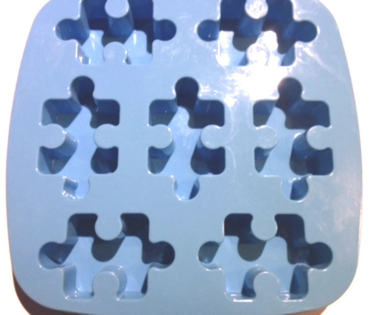 Jigsaw Puzzle Piece Silicone Soap Tray Mould (1 Cavities) Freebie