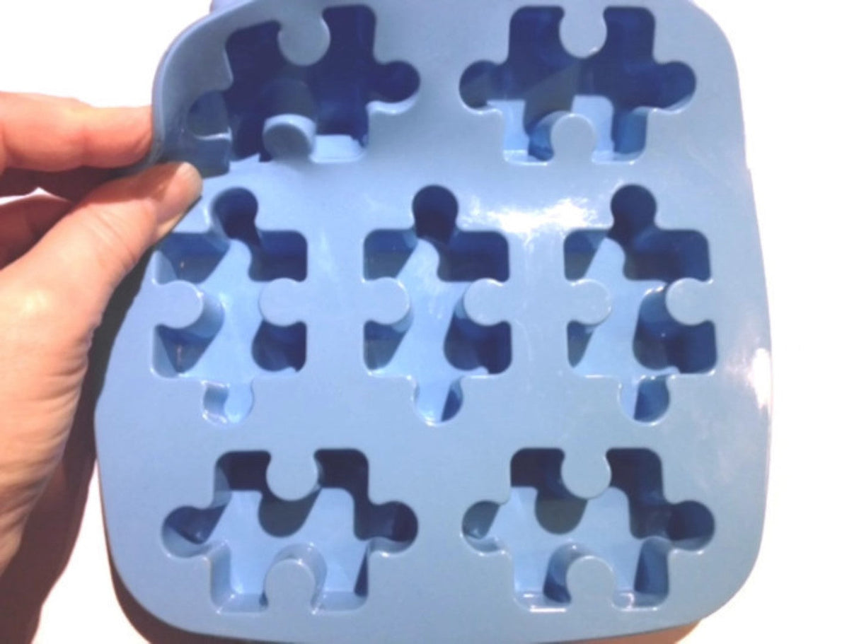 Jigsaw Puzzle Piece Silicone Soap Tray Mould (1 Cavities) Freebie