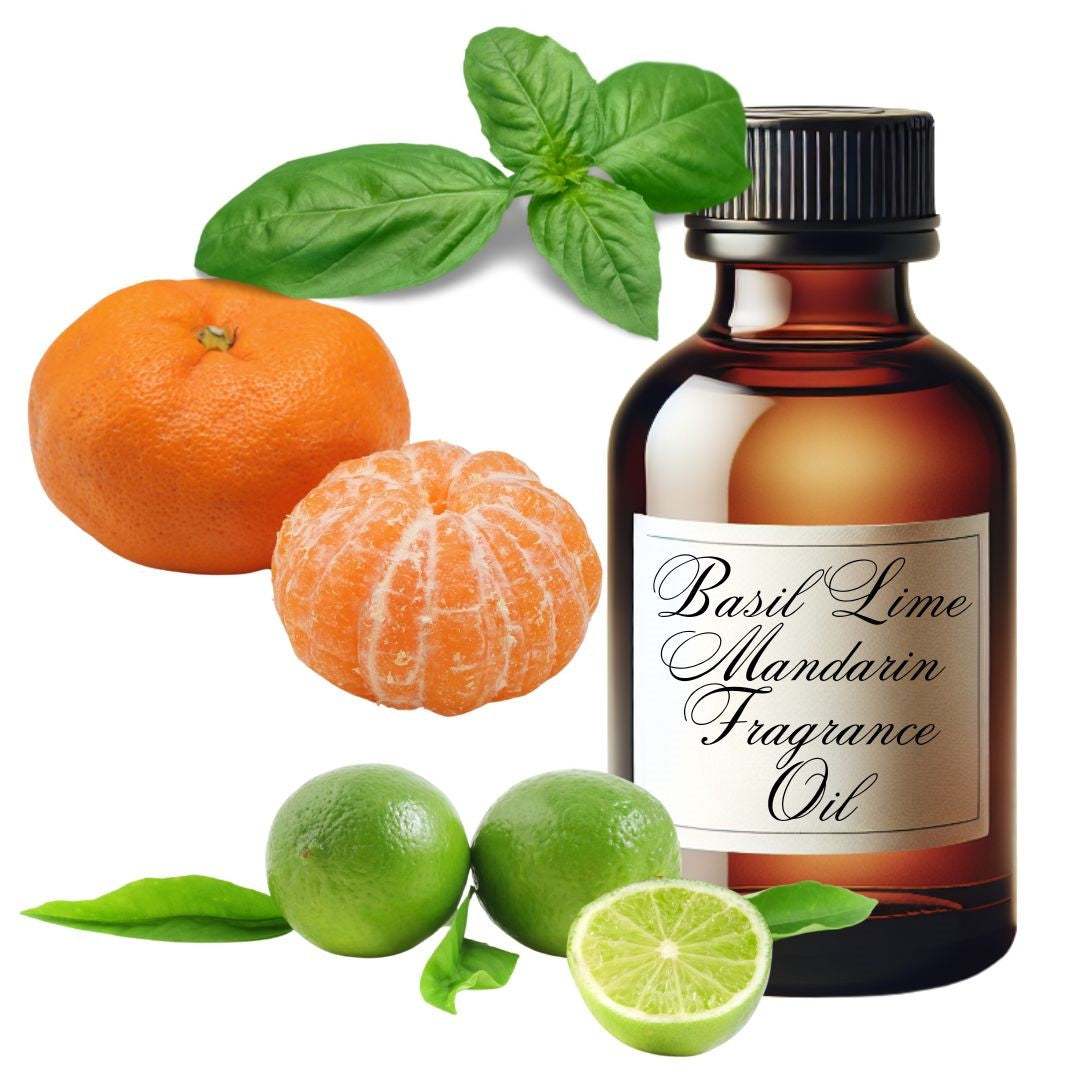 Basil, Lime, Mandarin Fragrant Oil
