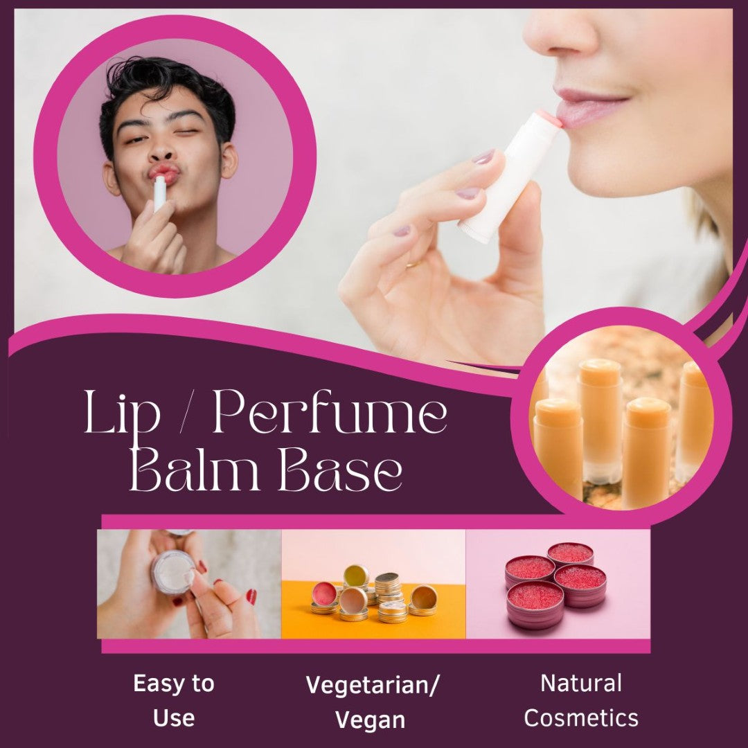 Lip / Perfume Balm Base BEESWAX, Olive Oil (Lip Gloss)