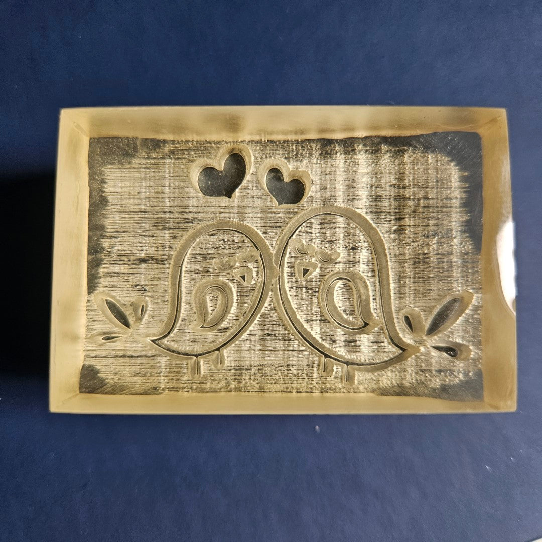 LoveBirds Soap Stamp Double Heart