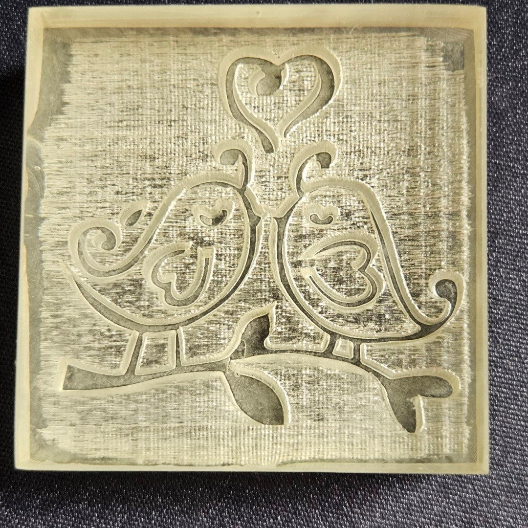LoveBirds Soap Stamp Single Heart