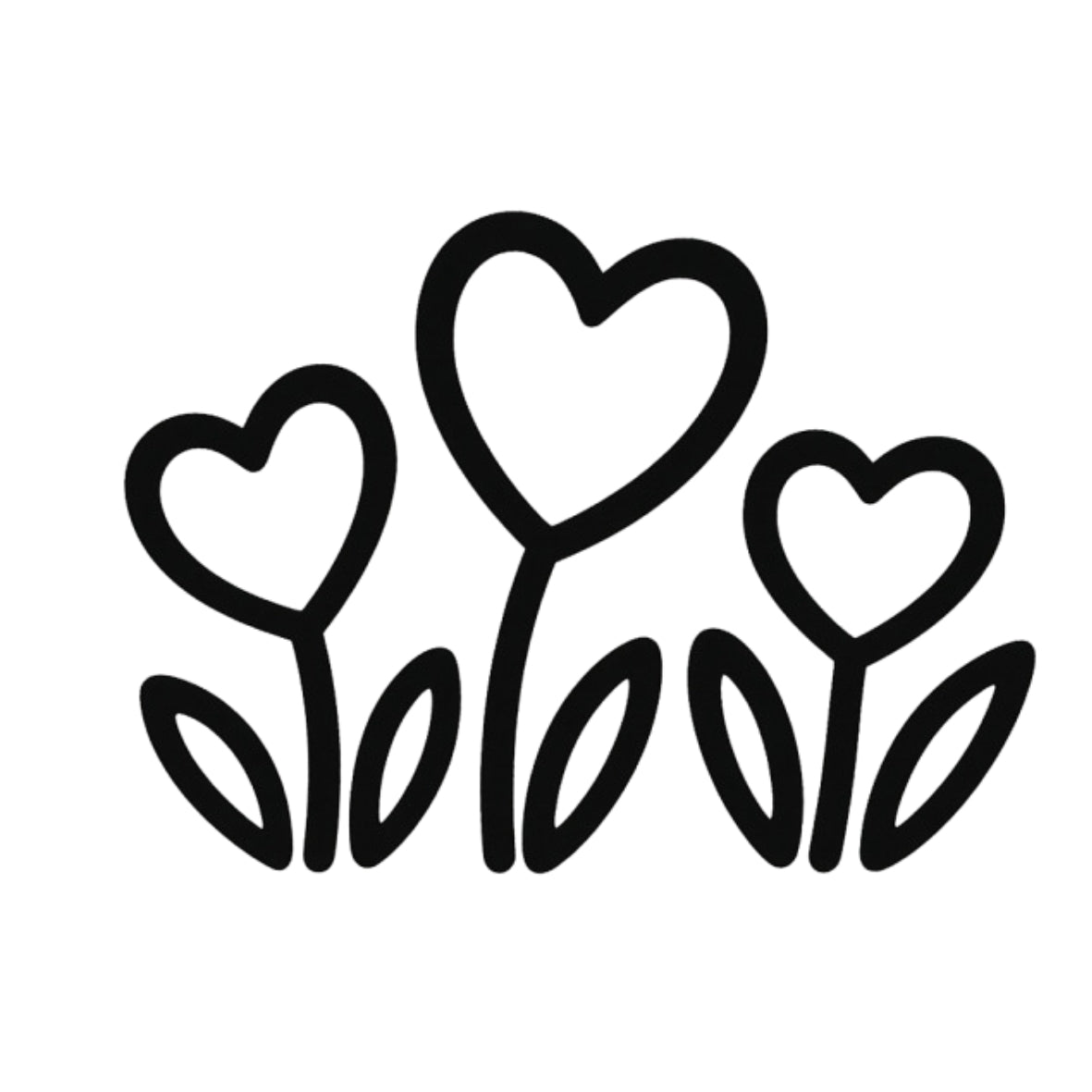 Love Heart Flowers Soap Stamp High Quality Resin Clean Images Stamping