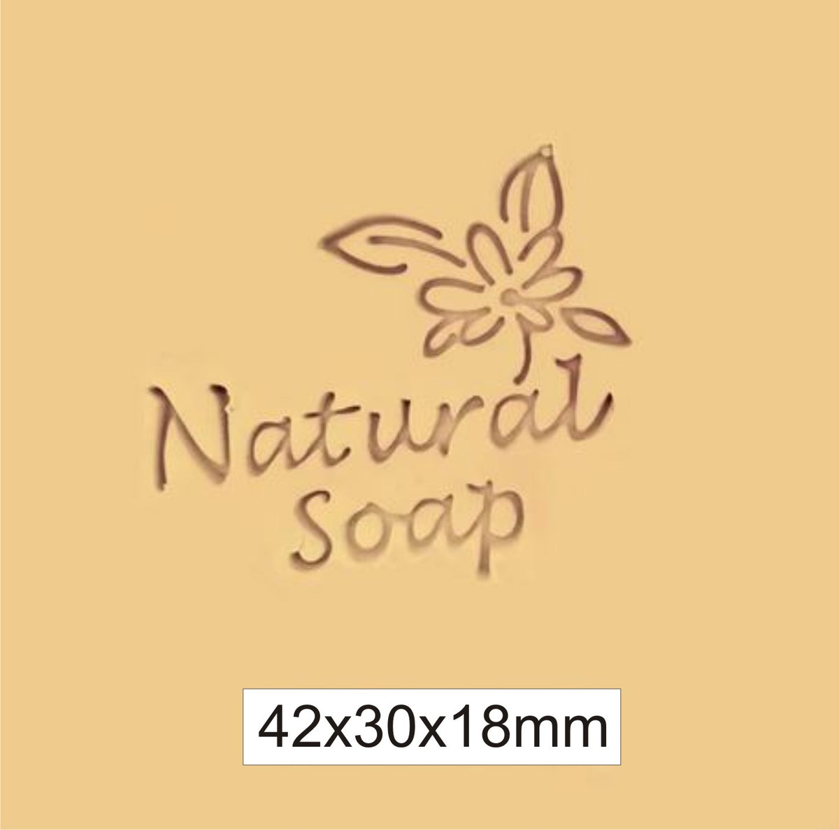 Natural Soap Flower Soap Stamp