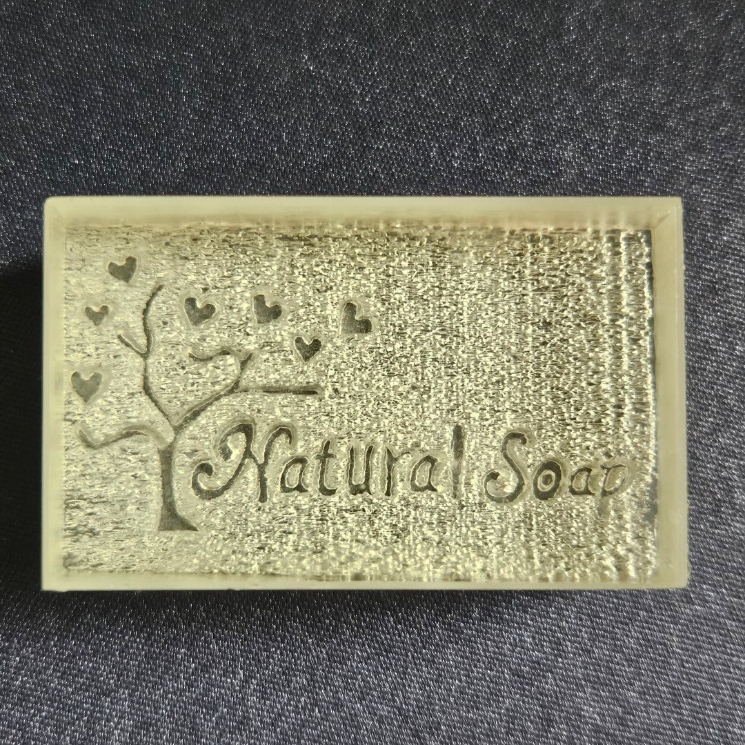 Natural Soap Love Heart Tree Stamp