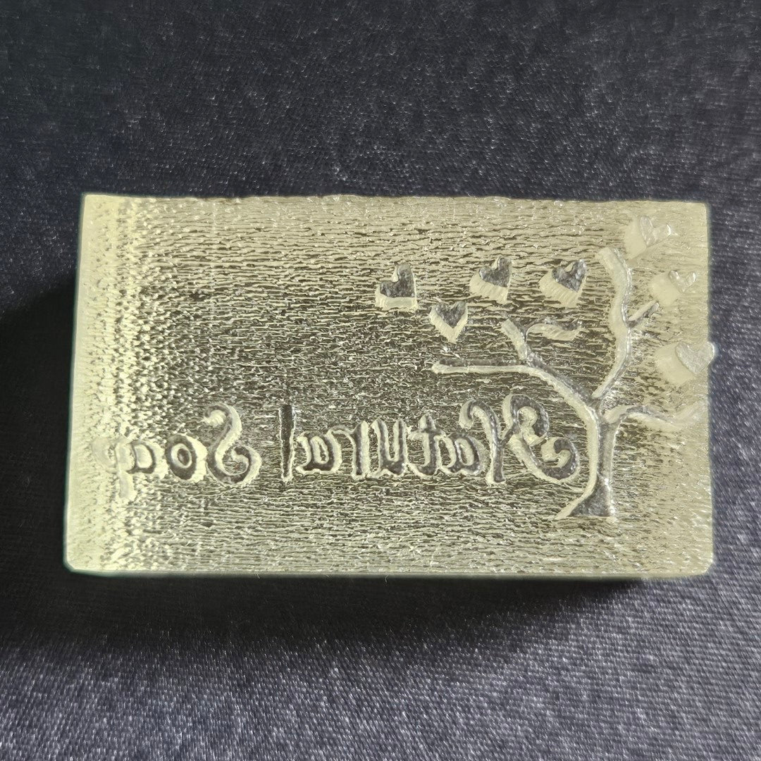 Natural Soap Love Heart Tree Stamp