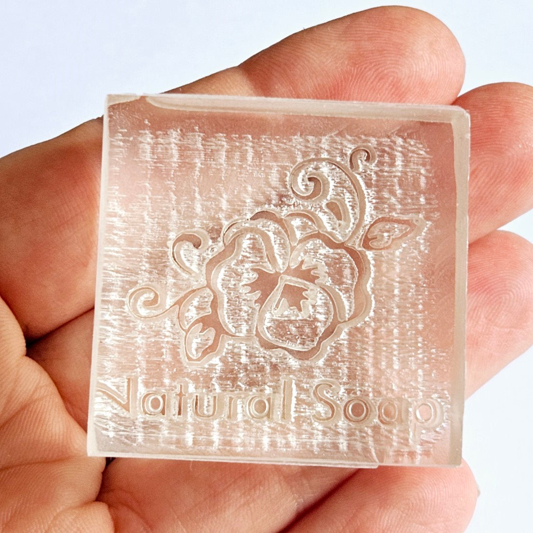 Natural Soap Carnation Soap Stamp
