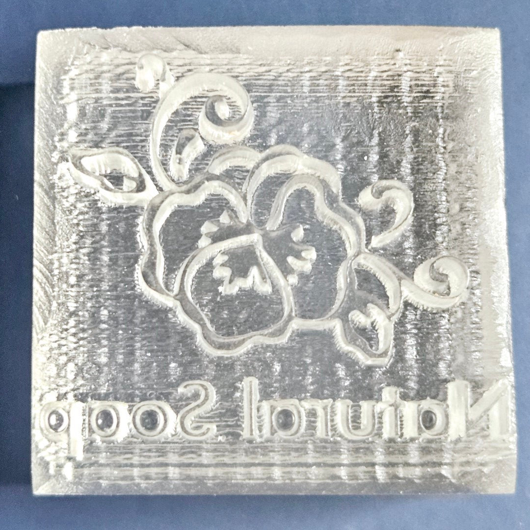 Natural Soap Carnation Soap Stamp