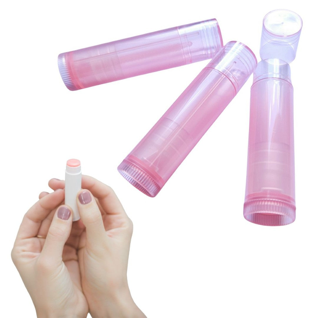 Pink Twist-Up Lip Stick / Balm Tubes