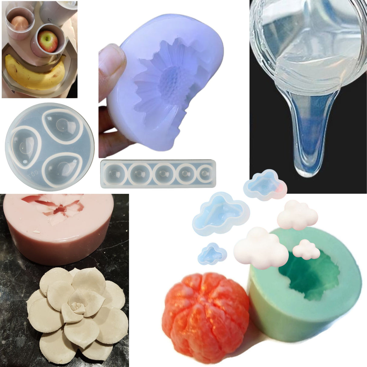 Silicone rubber liquid for mould making