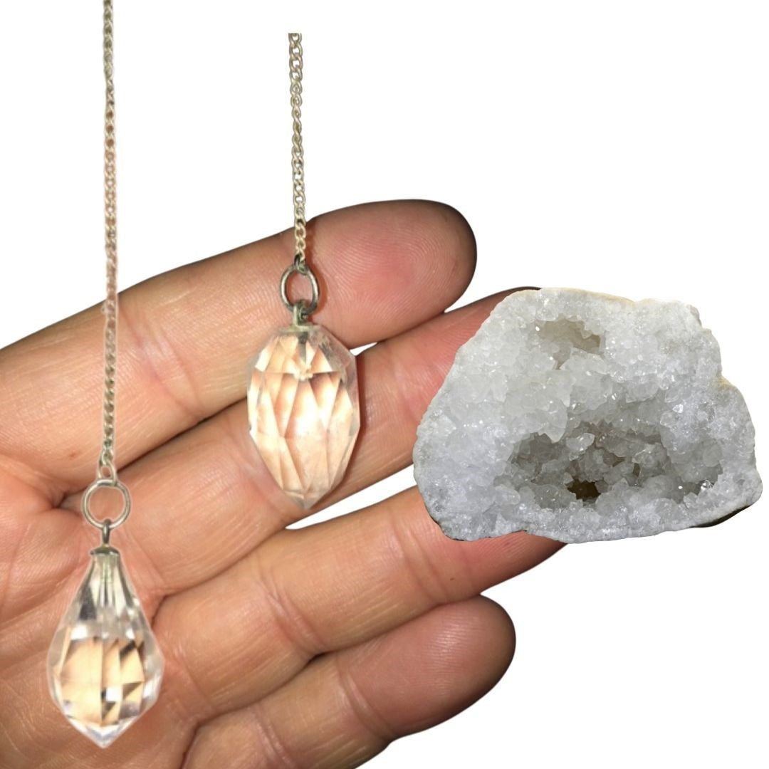 Faceted Gemstone Pendulum