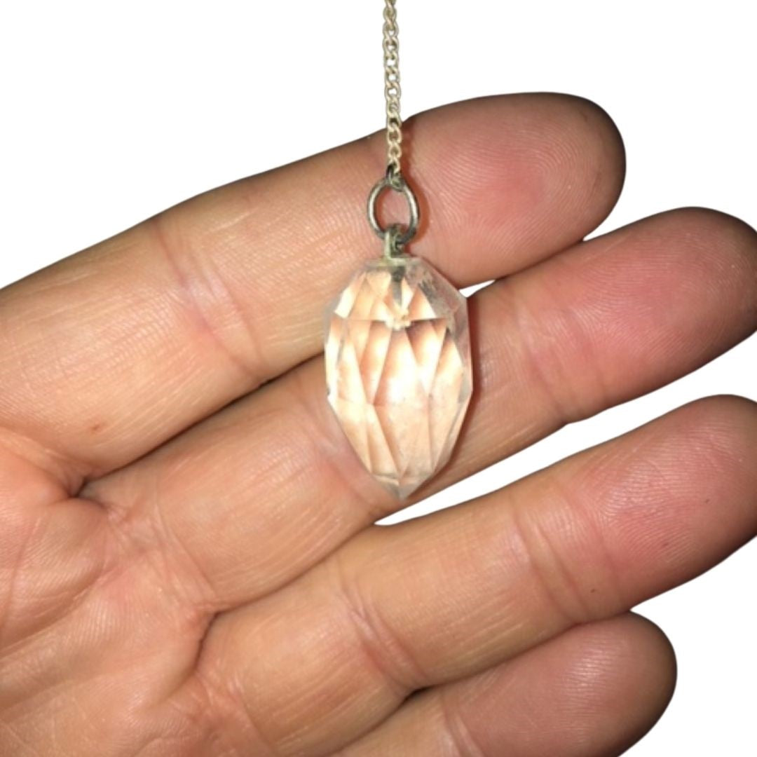 Faceted Gemstone Pendulum