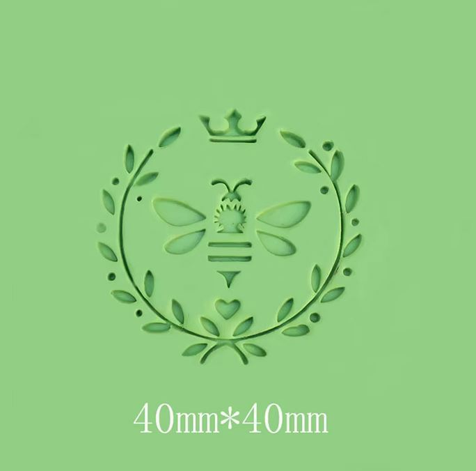 Queen Bee Soap Stamp Buzz BumbleBee Crown