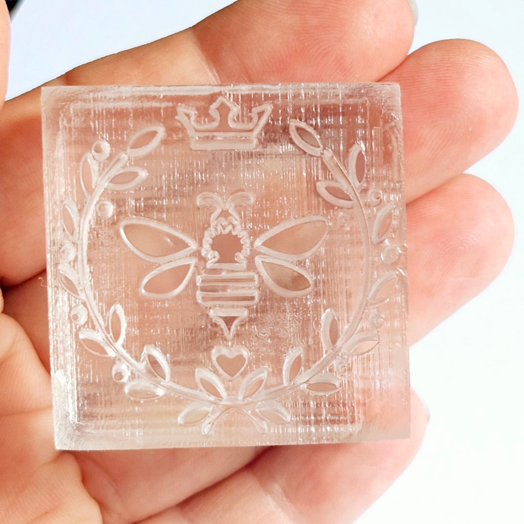 Queen Bee Soap Stamp Buzz BumbleBee Crown