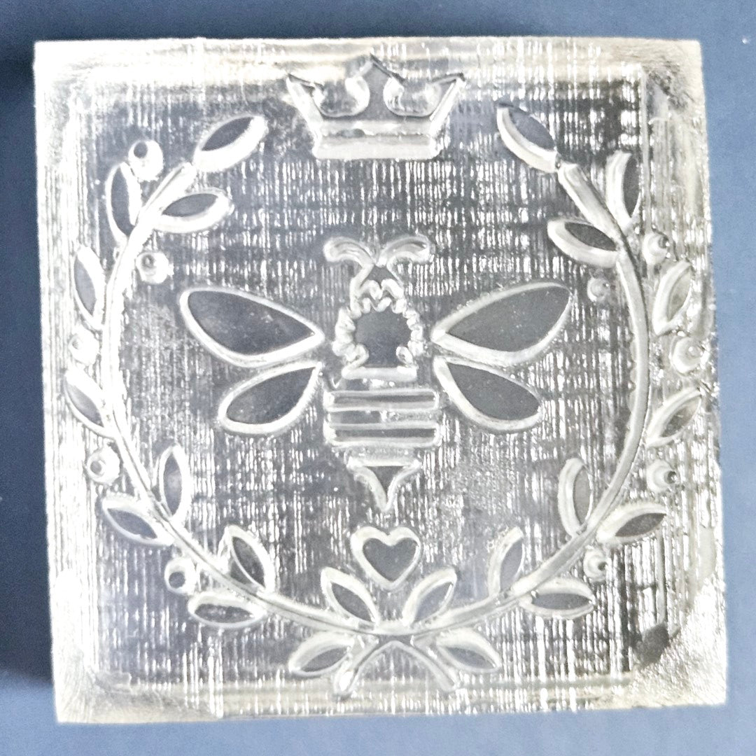 Queen Bee Soap Stamp Buzz BumbleBee Crown
