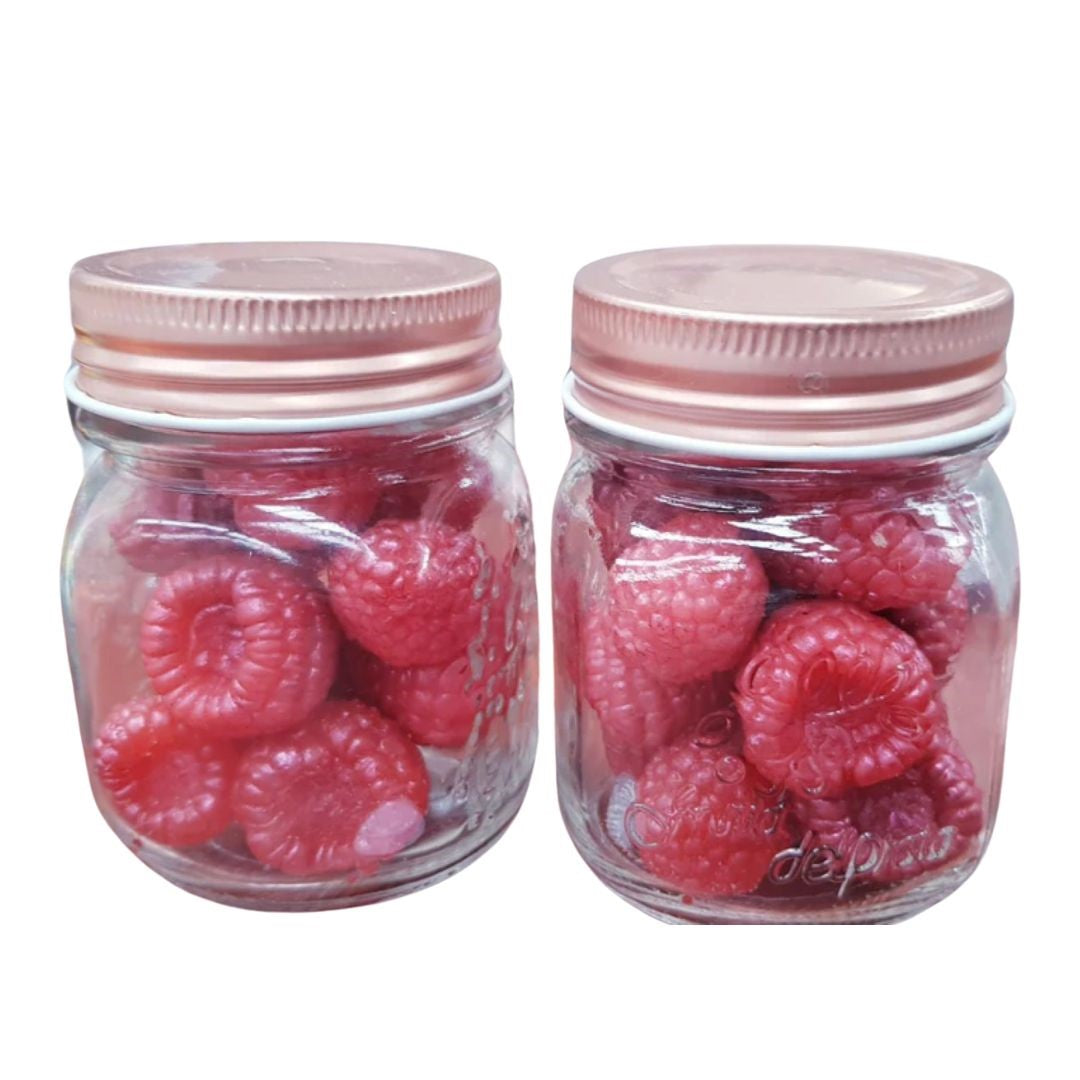 Raspberry Jar Guest Soap Bars Real Size Artisan Made Gift Boxed