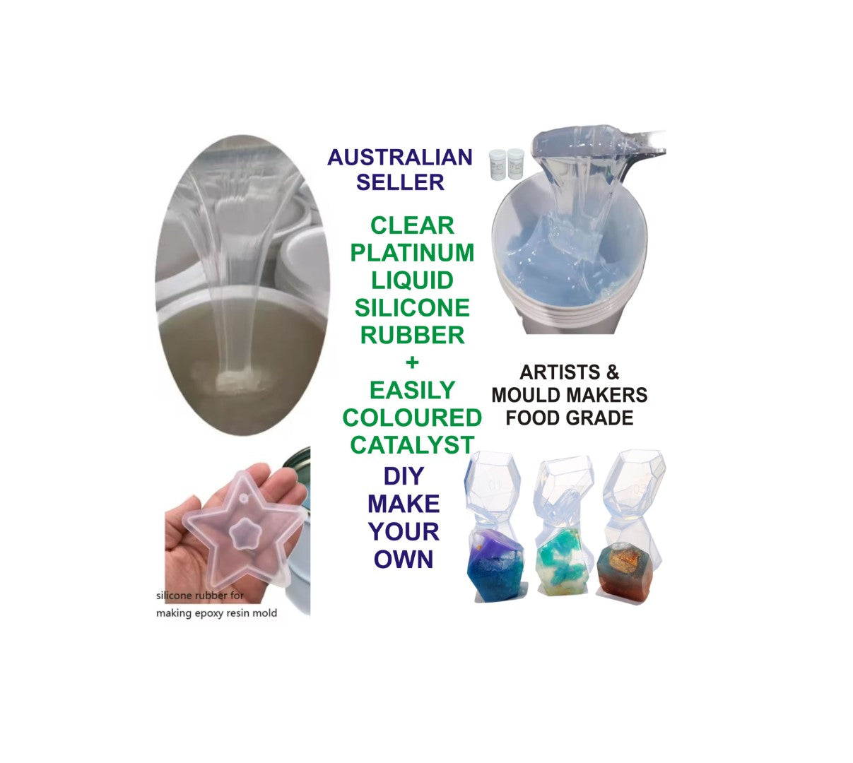 Silicone rubber liquid for mould making