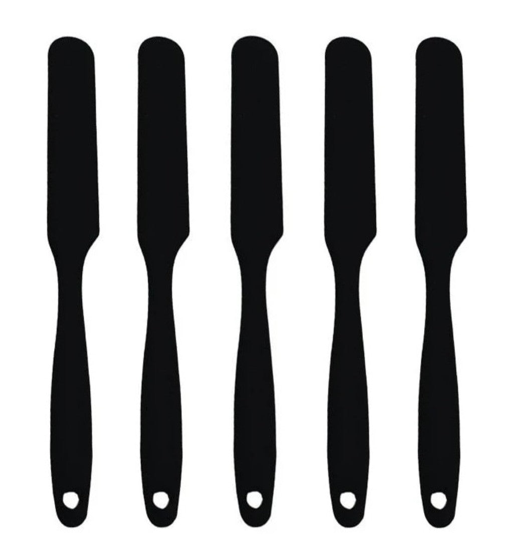 Silicone Large Resin Mixing Stir Stick Reusable Flat Paddle End Craft Wax Soap Paint Scraping Tool 24cm