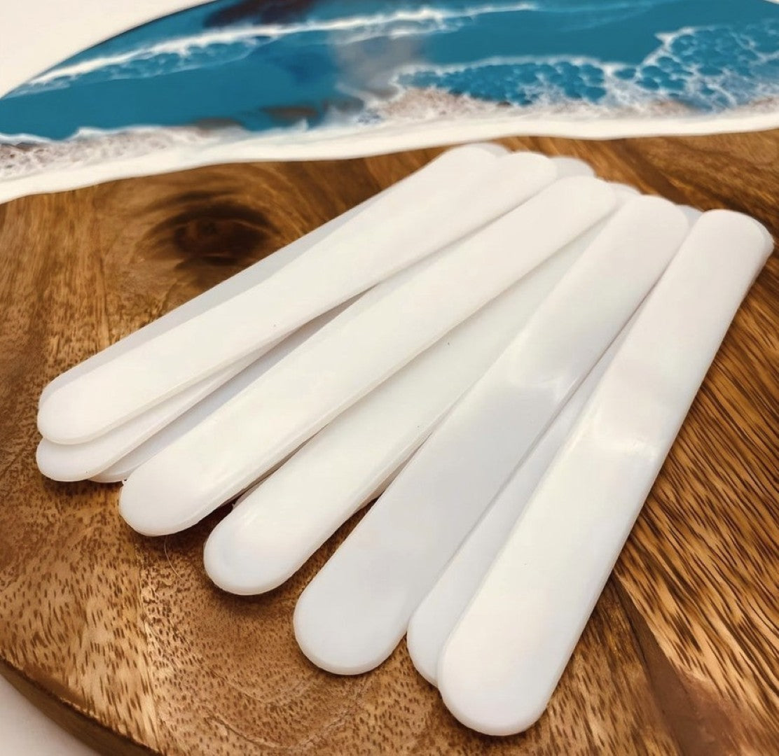 Silicone Resin Mixing Stir Stick Reusable Craft Paint and Cosmetic Blending Tool 24cm