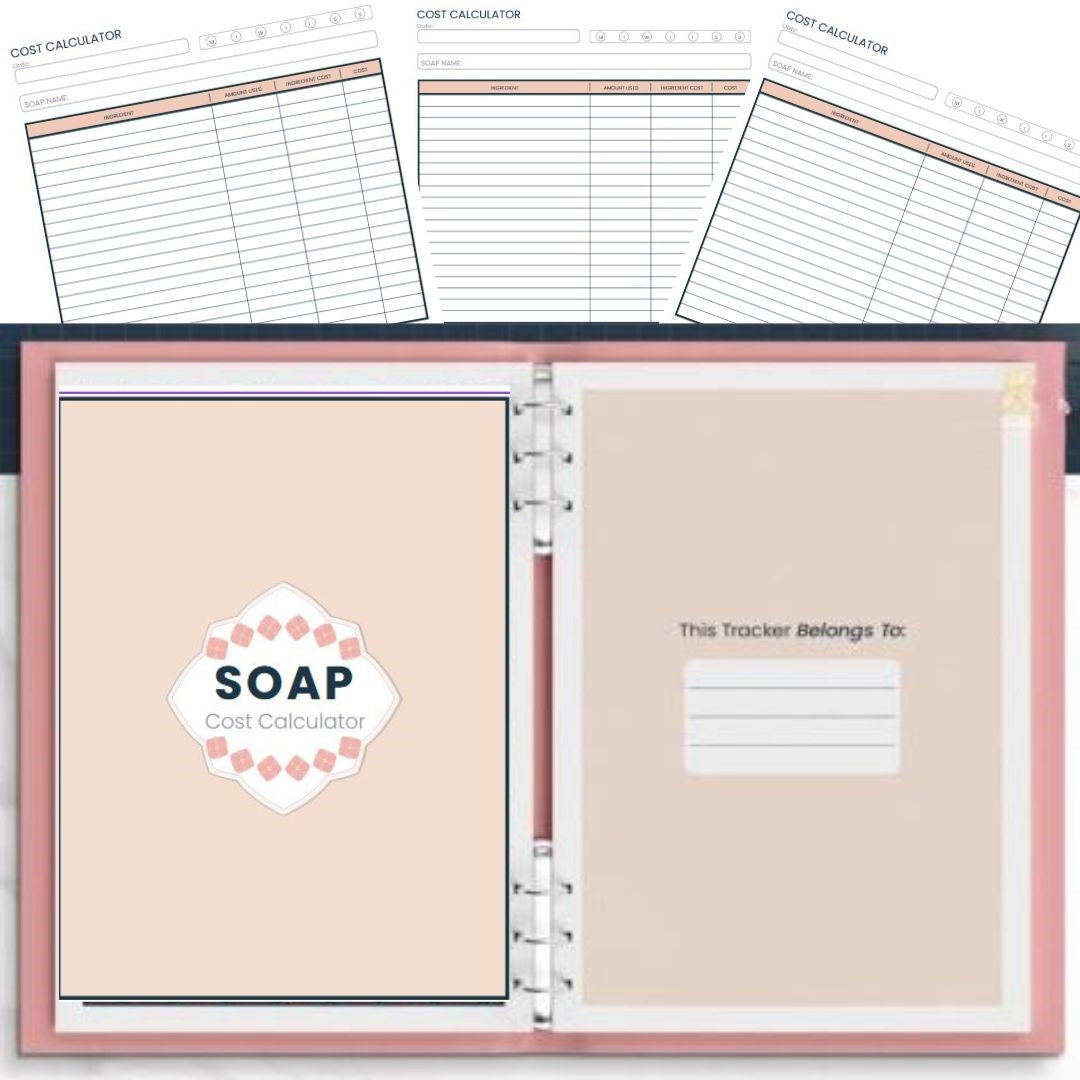 Soap Maker Costs Calculation Book
