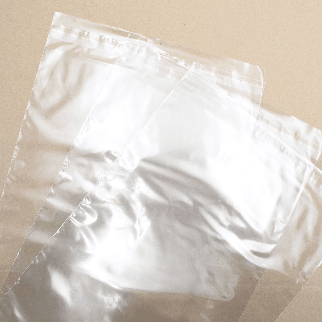 Peel Stick Seal 100 Reusable Polypropylene Bags Food Safe 100x150mm 30UM