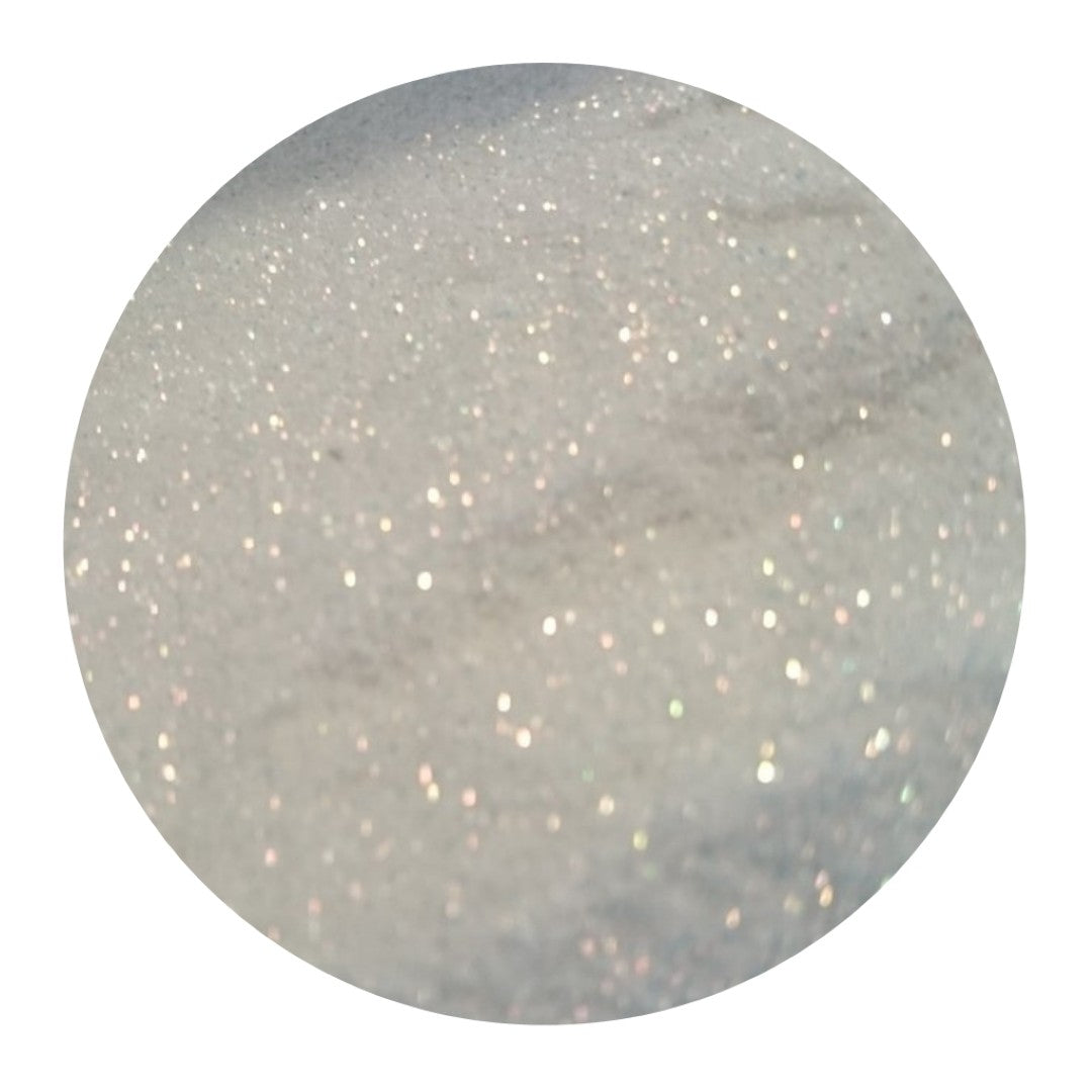 WHITE SPARKLE Cosmetic Grade Glitter Powder Superfine Extra Fine Soap Candle Nail Art