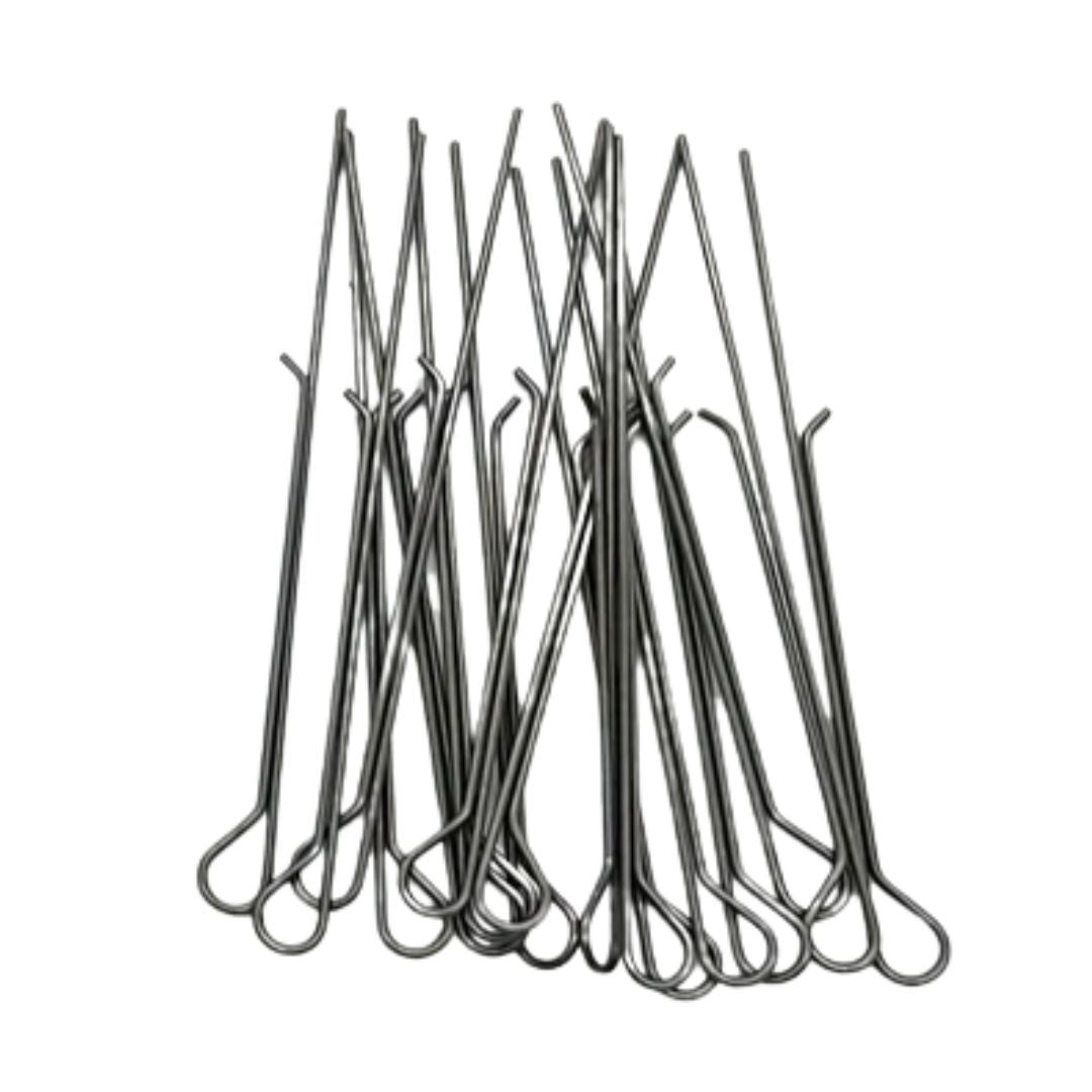 10Pcs 11cm Metal Candle Wick Holders Clip Stainless Steel for Candle Making Centering Device Tools