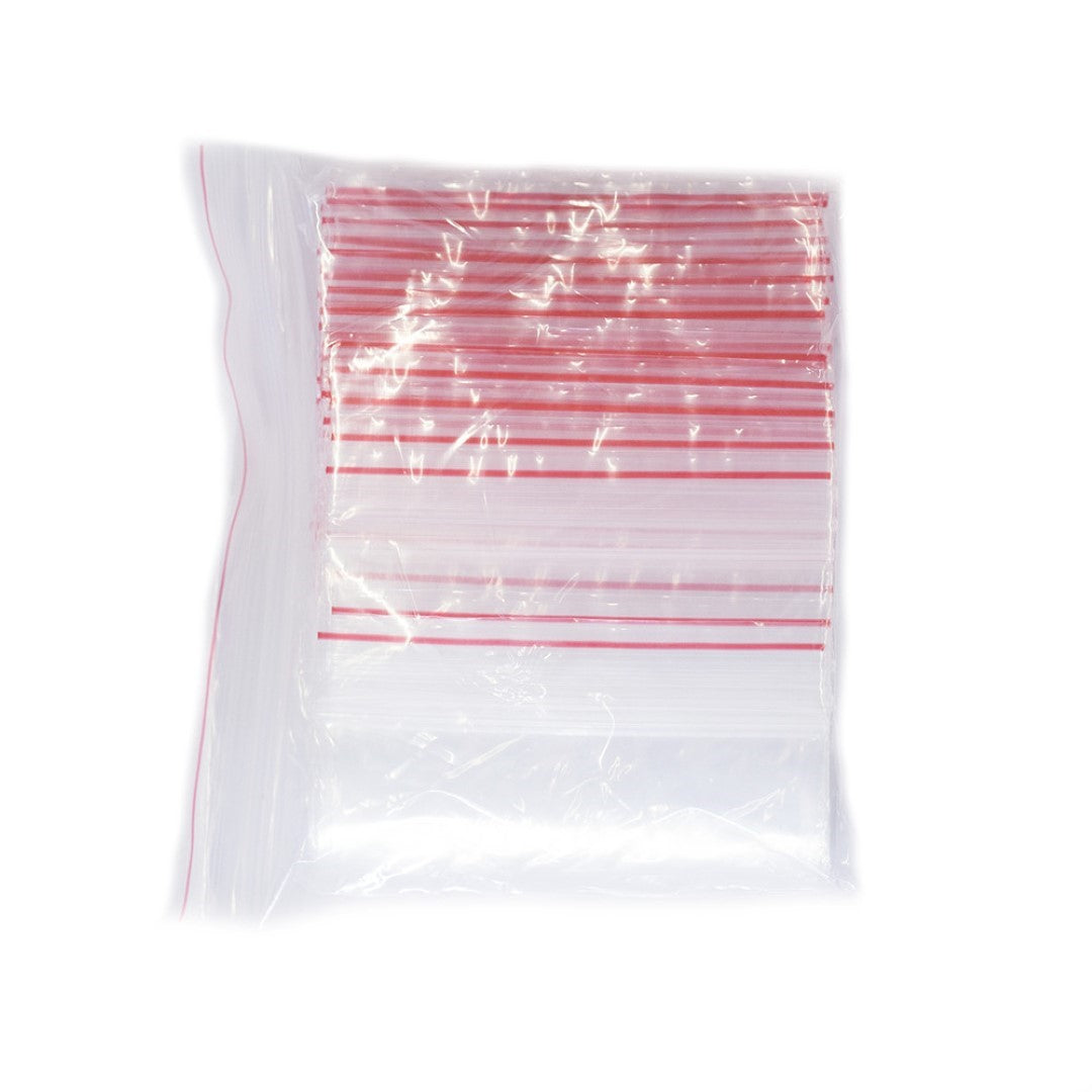 Self Seal Clear Zip Lock Plastic Bags 9x13 (A4) (230 x 330mm) x 100
