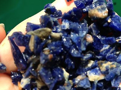 Sodalite Rough Gemstone Chips x 100gm