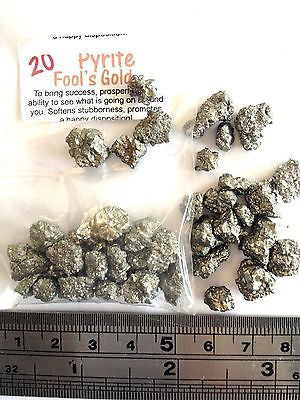 Pyrite Mineral Specimen Clusters Tiny