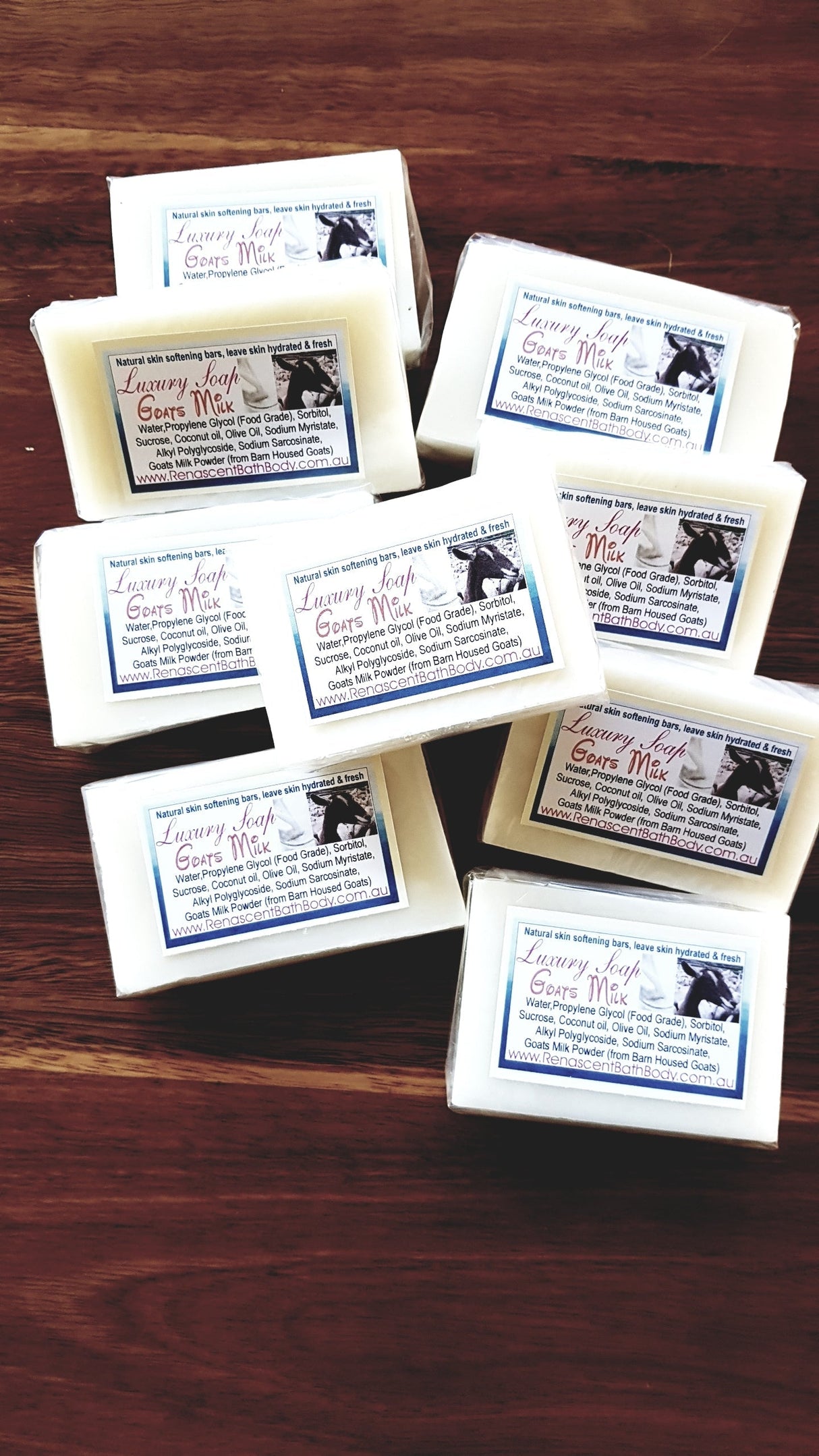 Goats Milk Soap Unscented Cleansing Bar (WS Available)