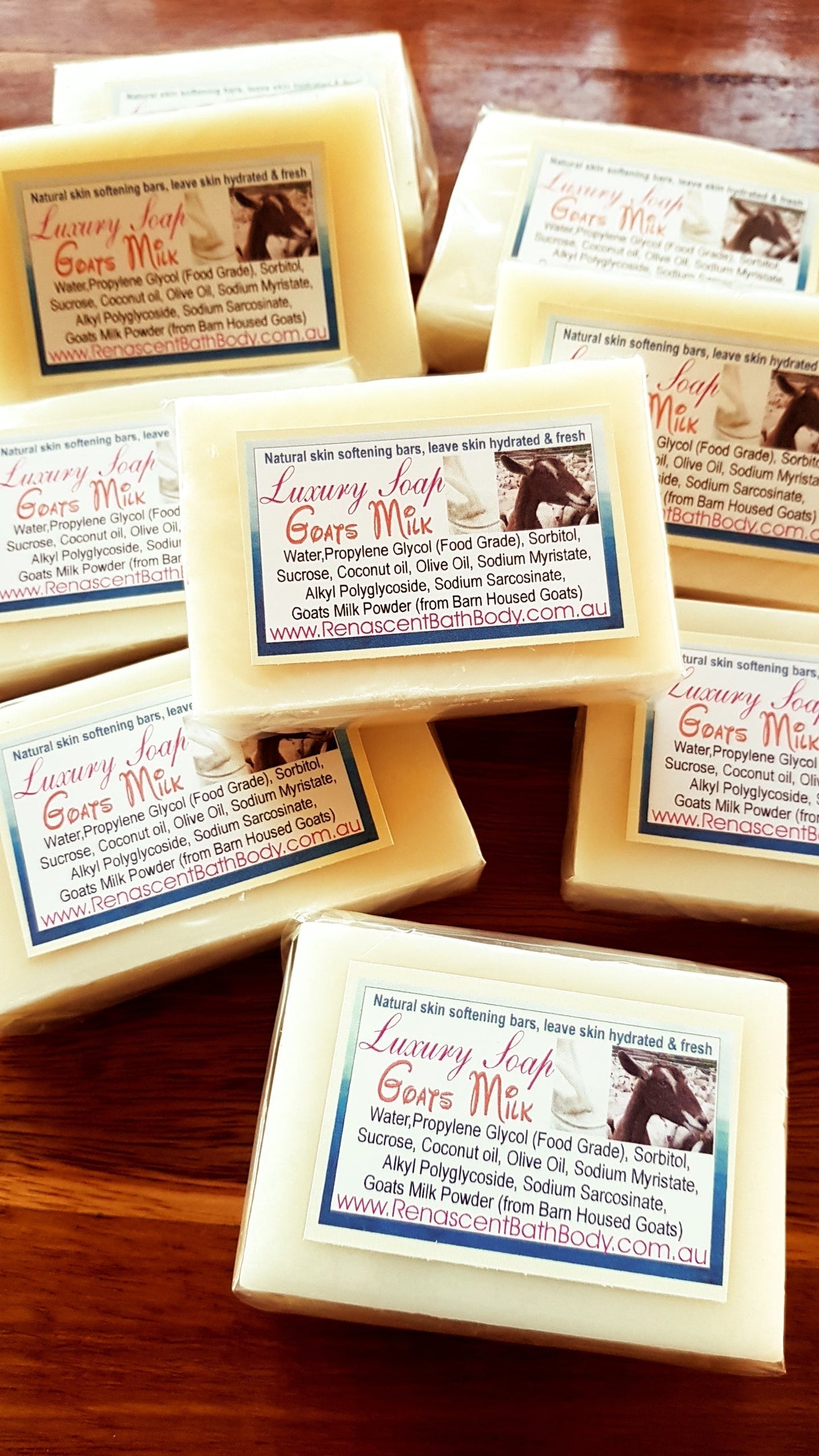 Goats Milk Soap Unscented Cleansing Bar (WS Available)
