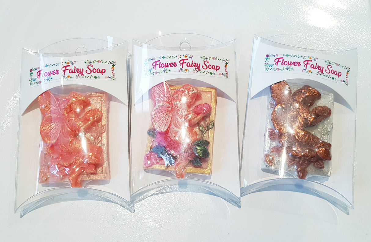 Flower Fairy Soap Bar Artisan Created Cleansing Bar (WS available) Gift Boxed Lemonade Fragrance