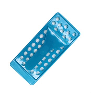 Lip Balm Filling Tray & Scraper 15mm holes
