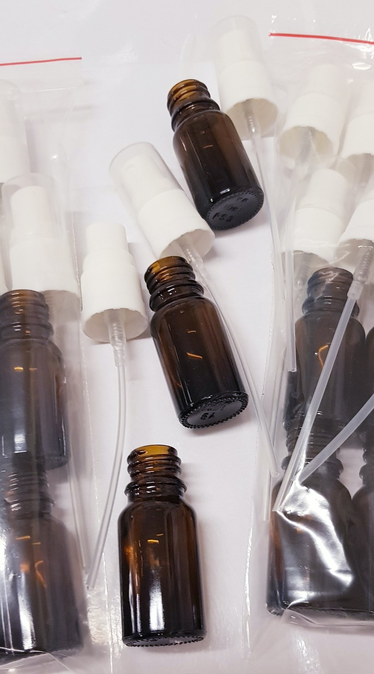 10ml Amber Glass Bottle with Spray Mister