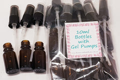 10ml Amber Glass Bottle with Gel Pump