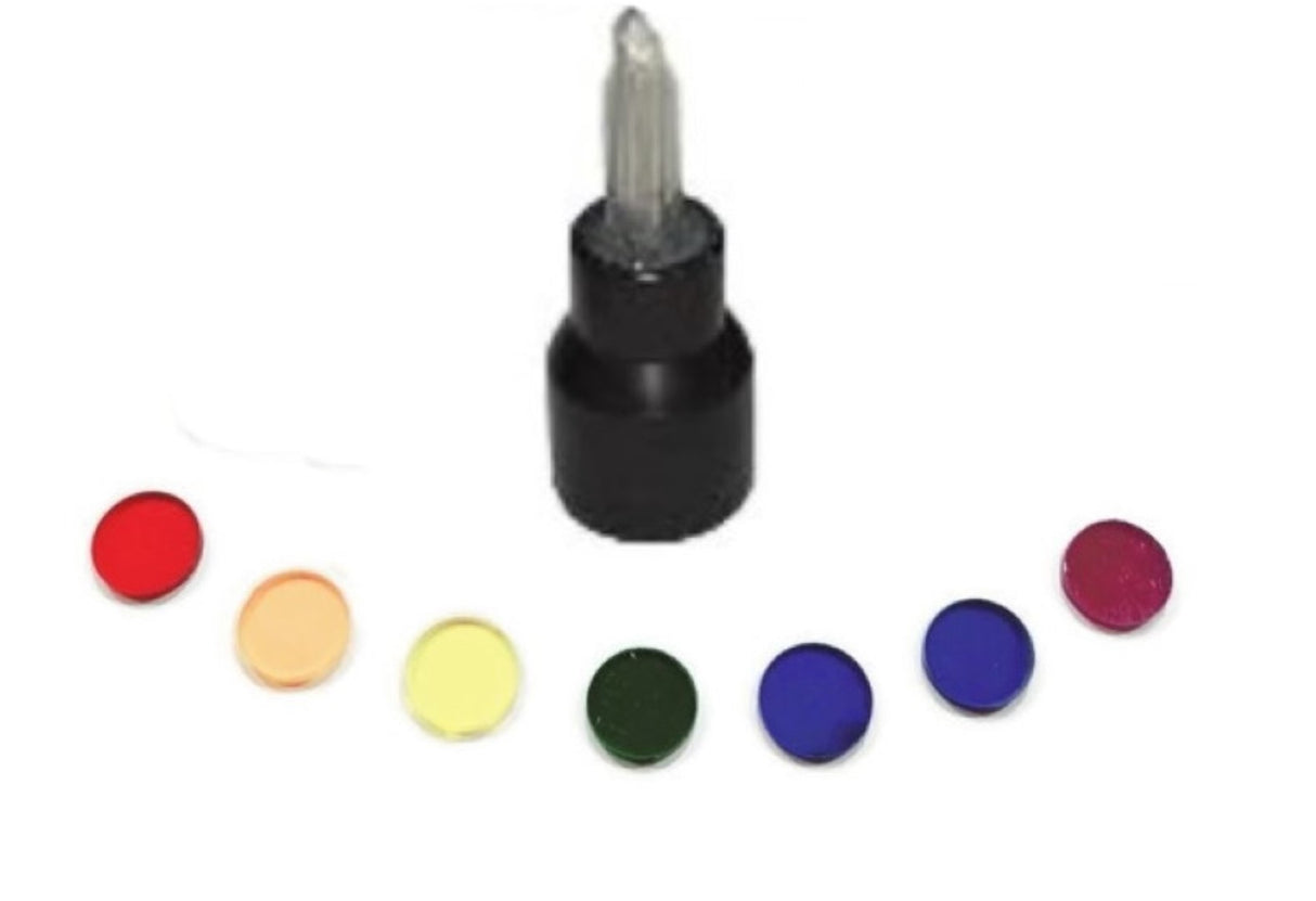 REPLACEMENT PARTS For: Crystal Light Balancing Torch, Colour Discs, Crystal Tip, Maglite Globes, Box